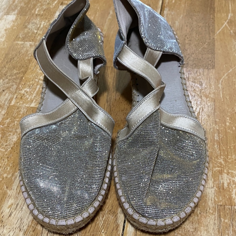 Elegant Silver Women's Shoes Andre assoue